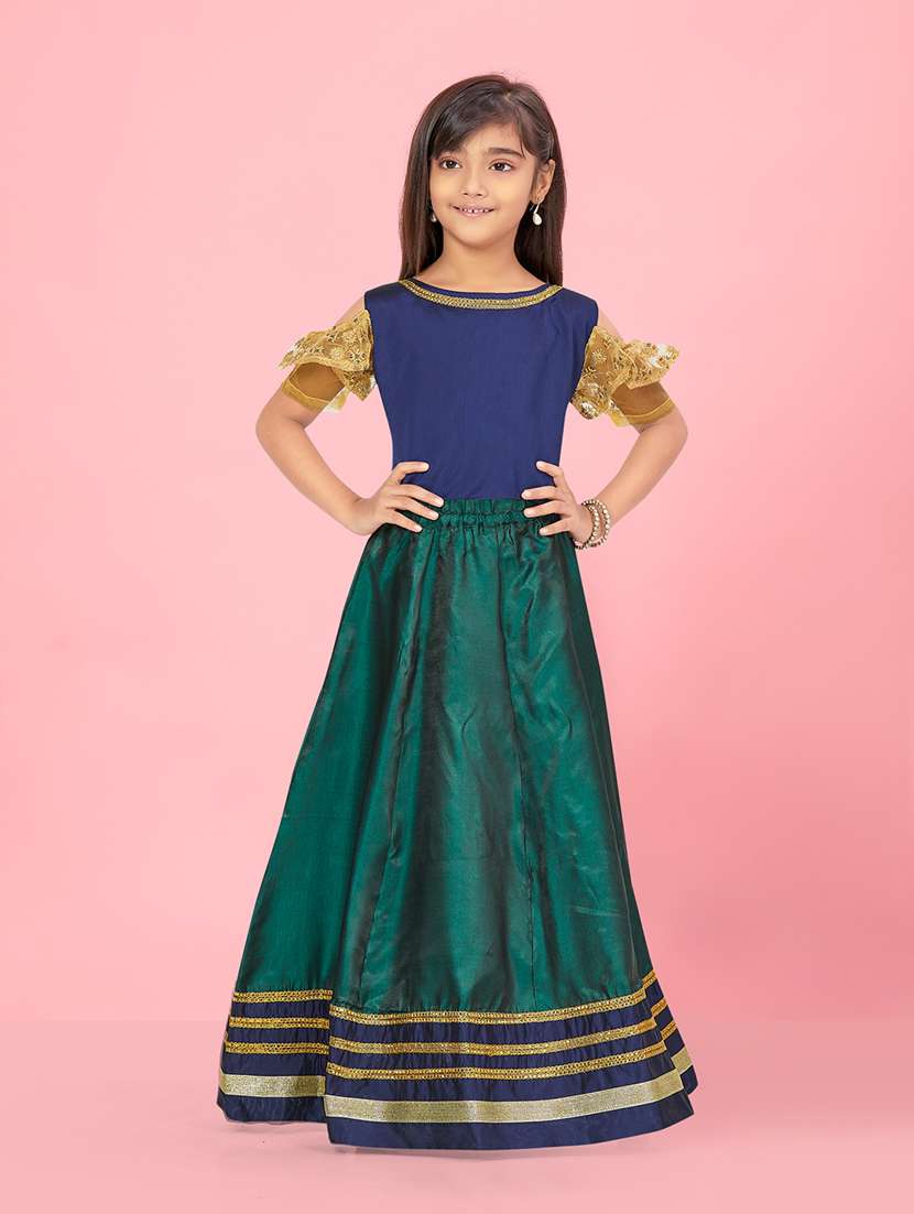 girls self-designed lehenga choli