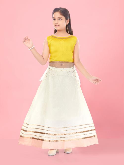 girls self-designed lehenga choli - 21348849 - Standard Image - 0