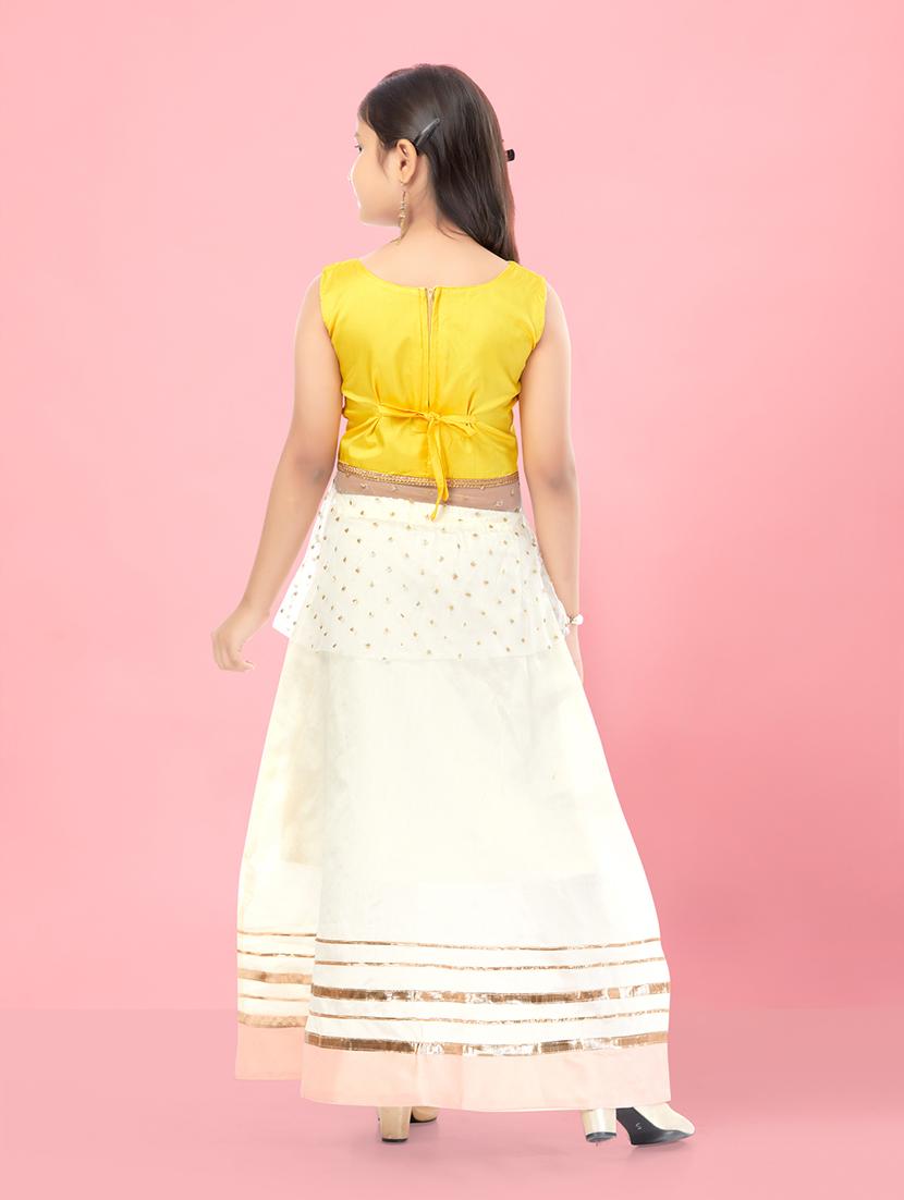 girls self-designed lehenga choli - 21348849 - Standard Image - 3
