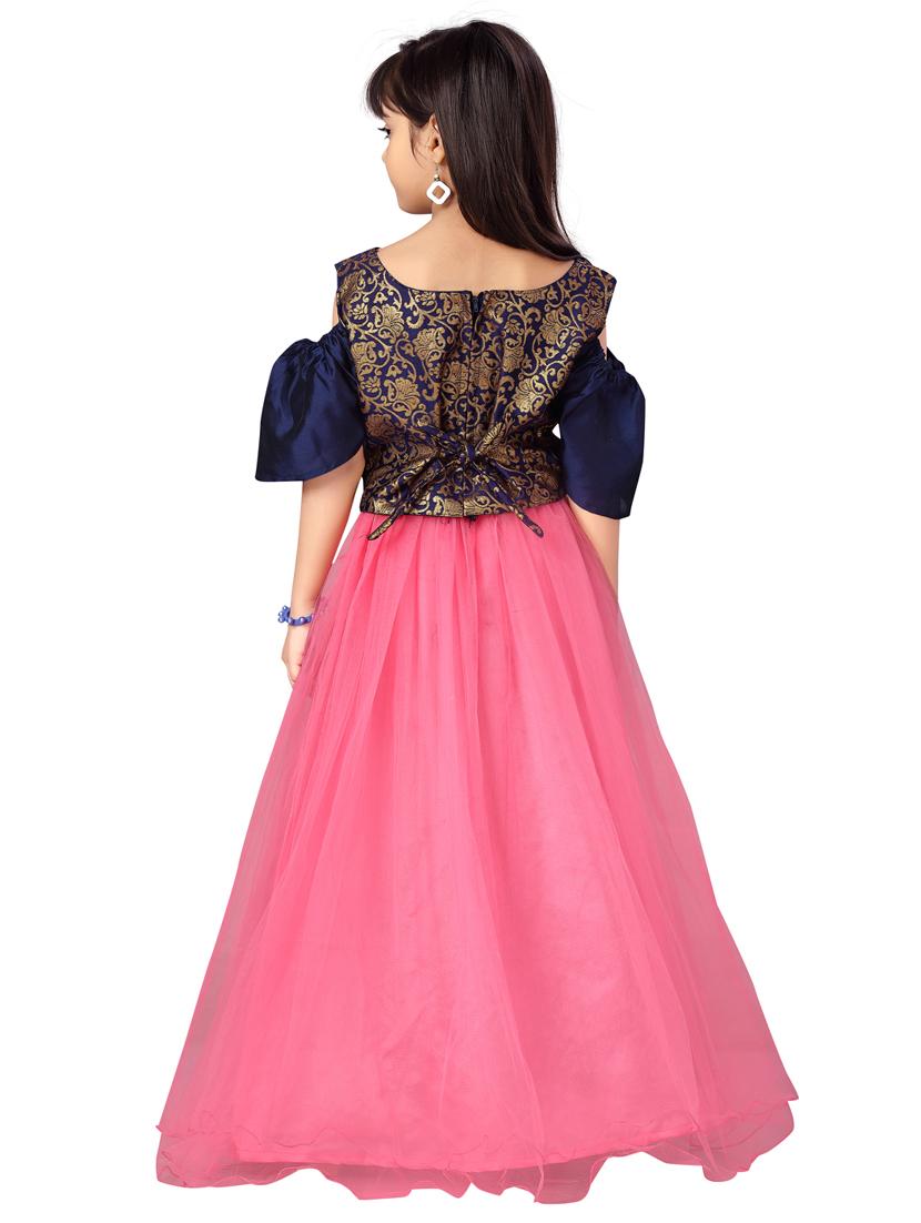 girls solid stitched lehnga choli - 21348878 - Standard Image - 3
