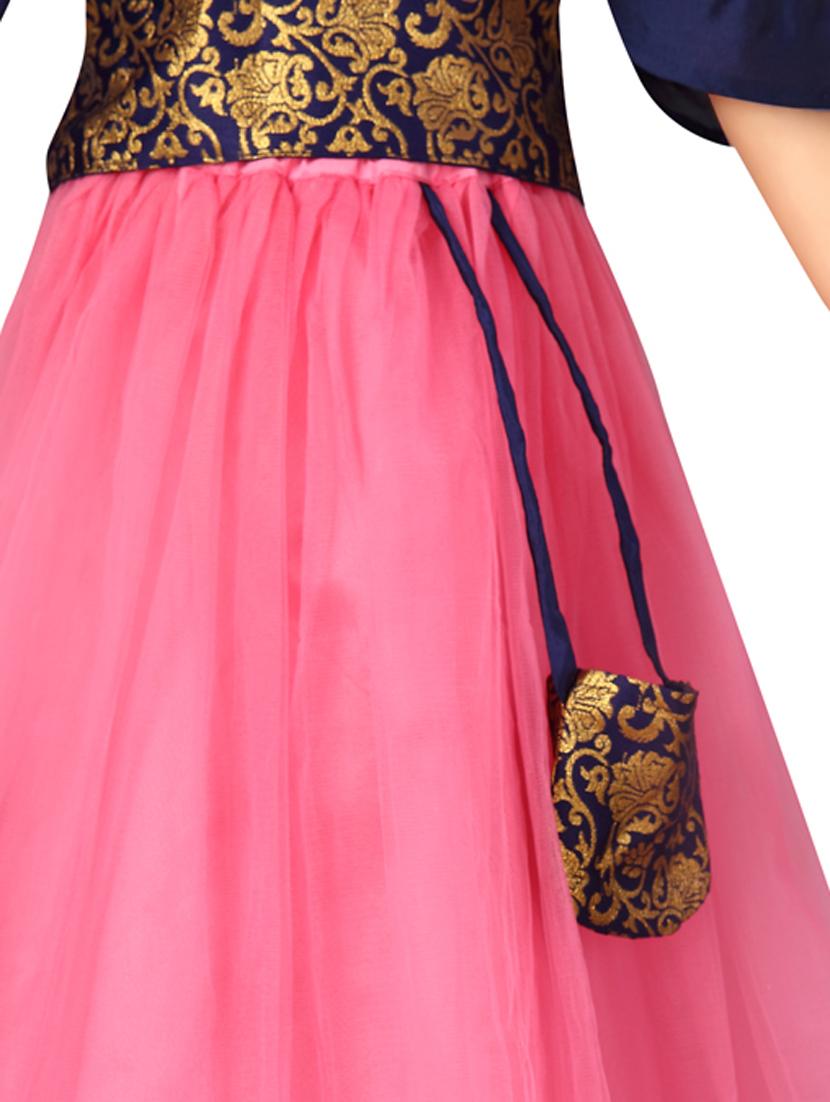 girls solid stitched lehnga choli - 21348878 - Standard Image - 5