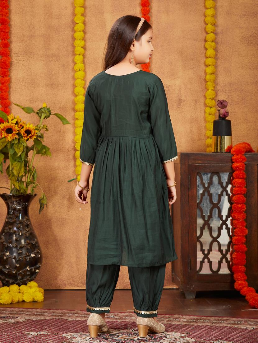 girls top and bottom ethnic wear sets - 21349165 - Standard Image - 3