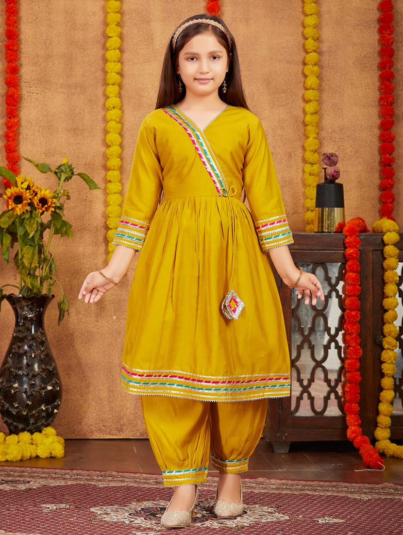 girls top and bottom ethnic wear sets - 21349169 -  Zoom Image - 0