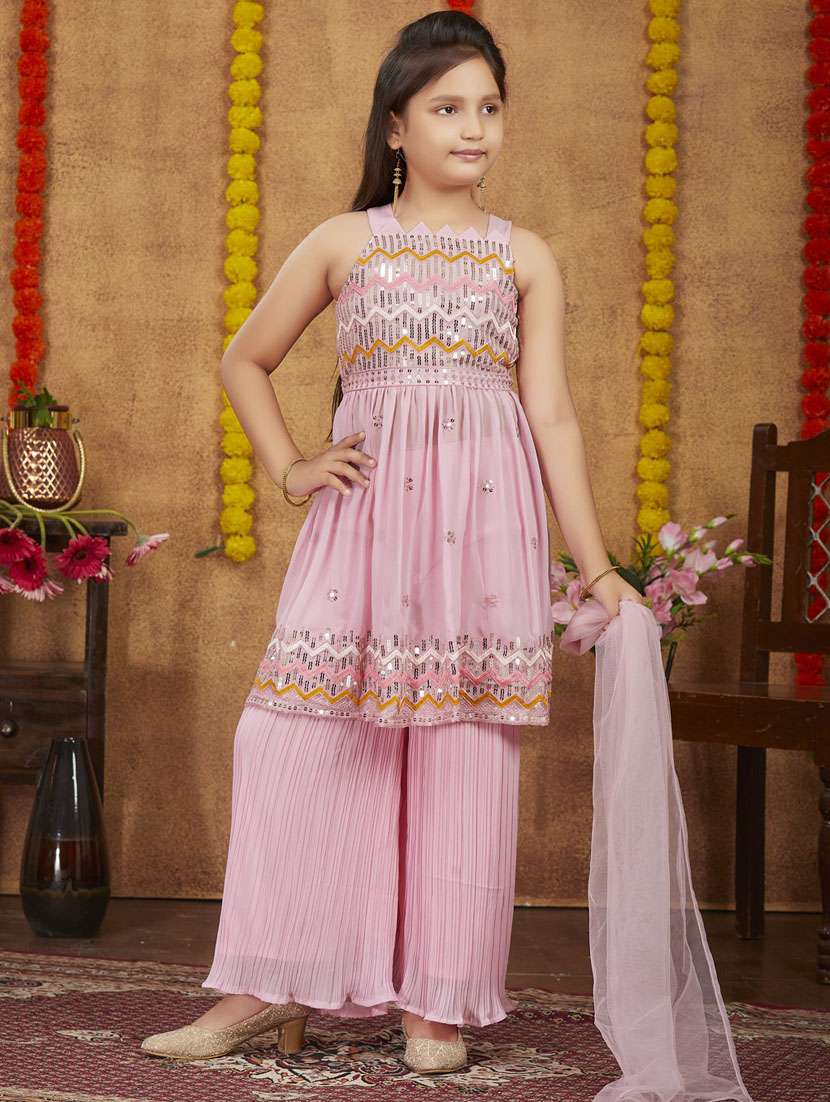 girls top and bottom ethnic wear sets - 21349175 - Zoom Image - 0