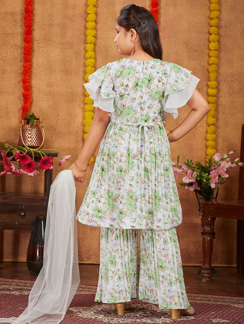 girls top and bottom ethnic wear sets - 21349189 -  Standard Image - 3