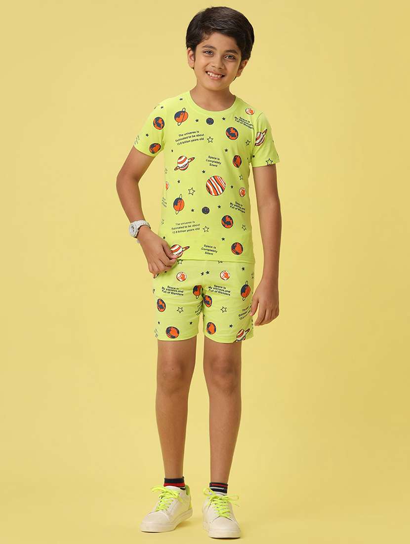 boys printed shorts set - 21349451 -  Standard Image - 3