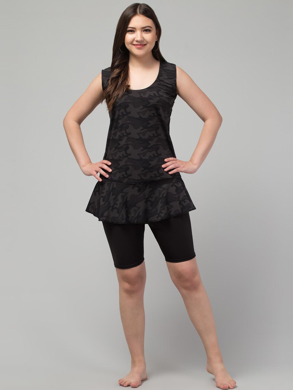 women printed nylon swimsuit - 21350140 - Zoom Image - 0