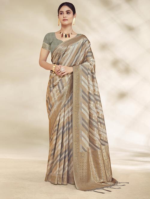 women self design banarasi saree with blouse - 21350450 -  Standard Image - 0