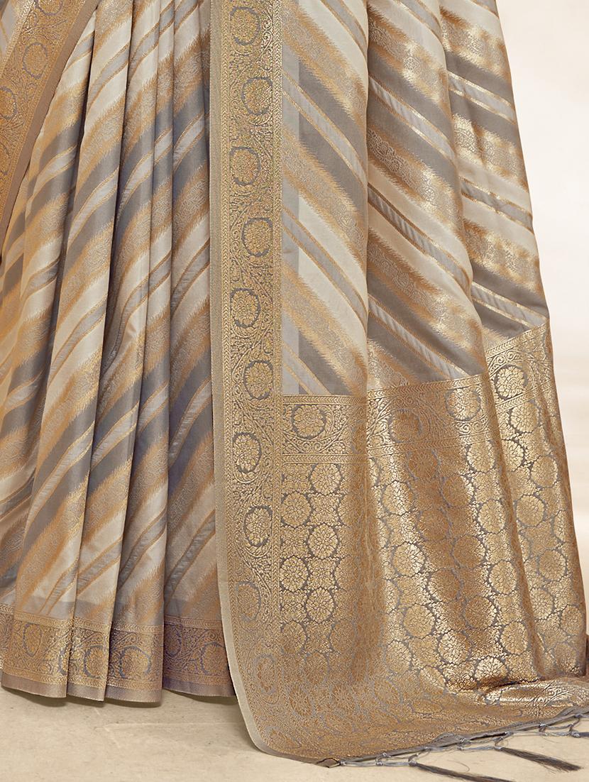 women self design banarasi saree with blouse - 21350450 - Standard Image - 3
