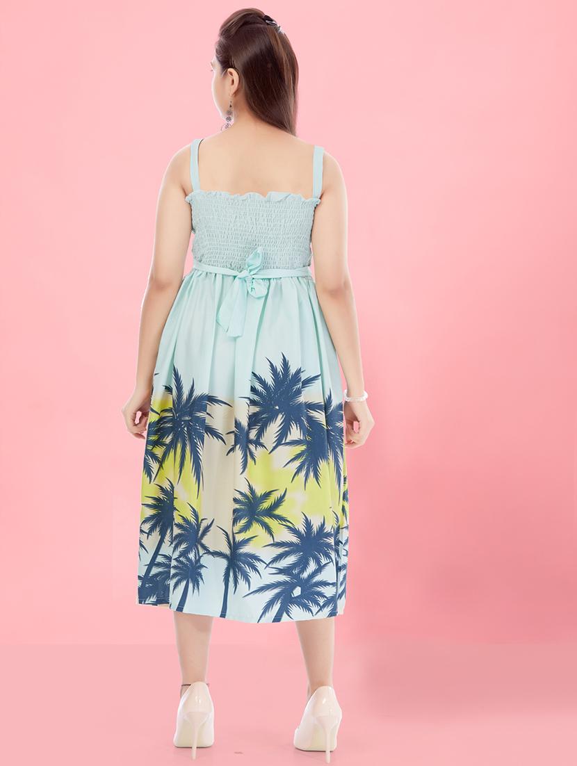 girls round neck printed frock - 21350528 - Standard Image - 3