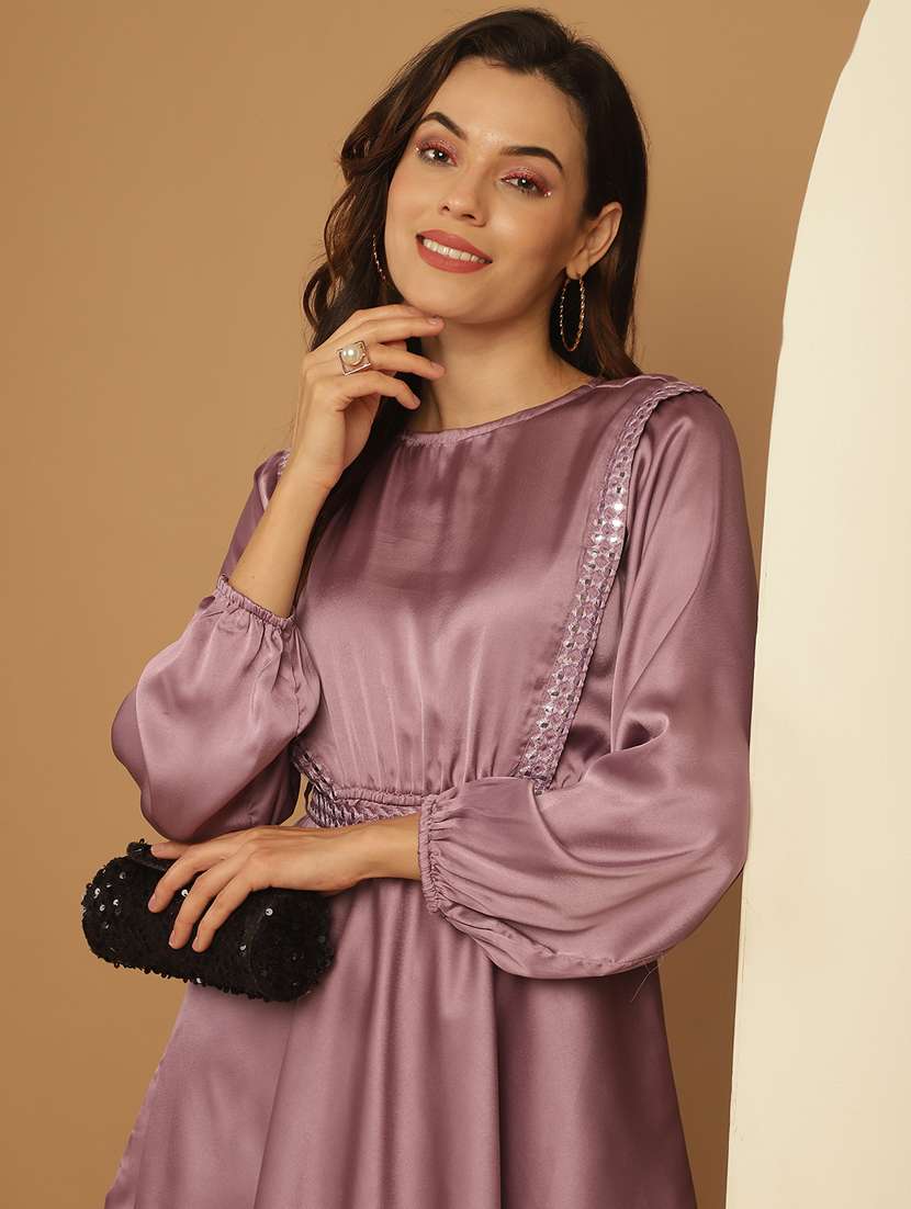 women mirror work detailed ethnic co-ord set