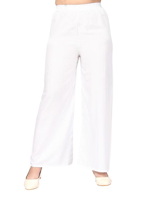 girls mid-rise solid palazzo - 21350673 - Standard Image - 0