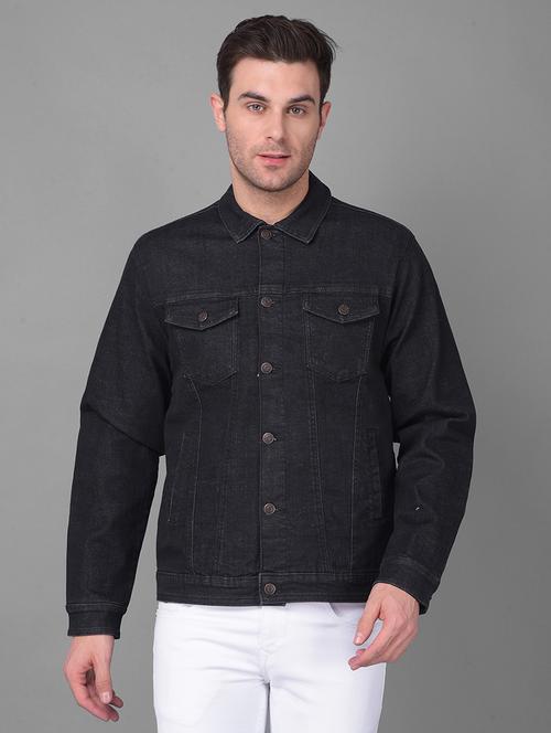 men long sleeved denim casual jacket - 21351136 -  Standard Image - 0