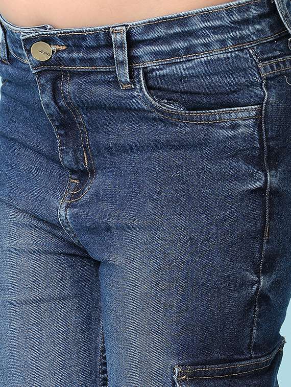 girls solid bootcut jeans - 21351885 -  Standard Image - 5