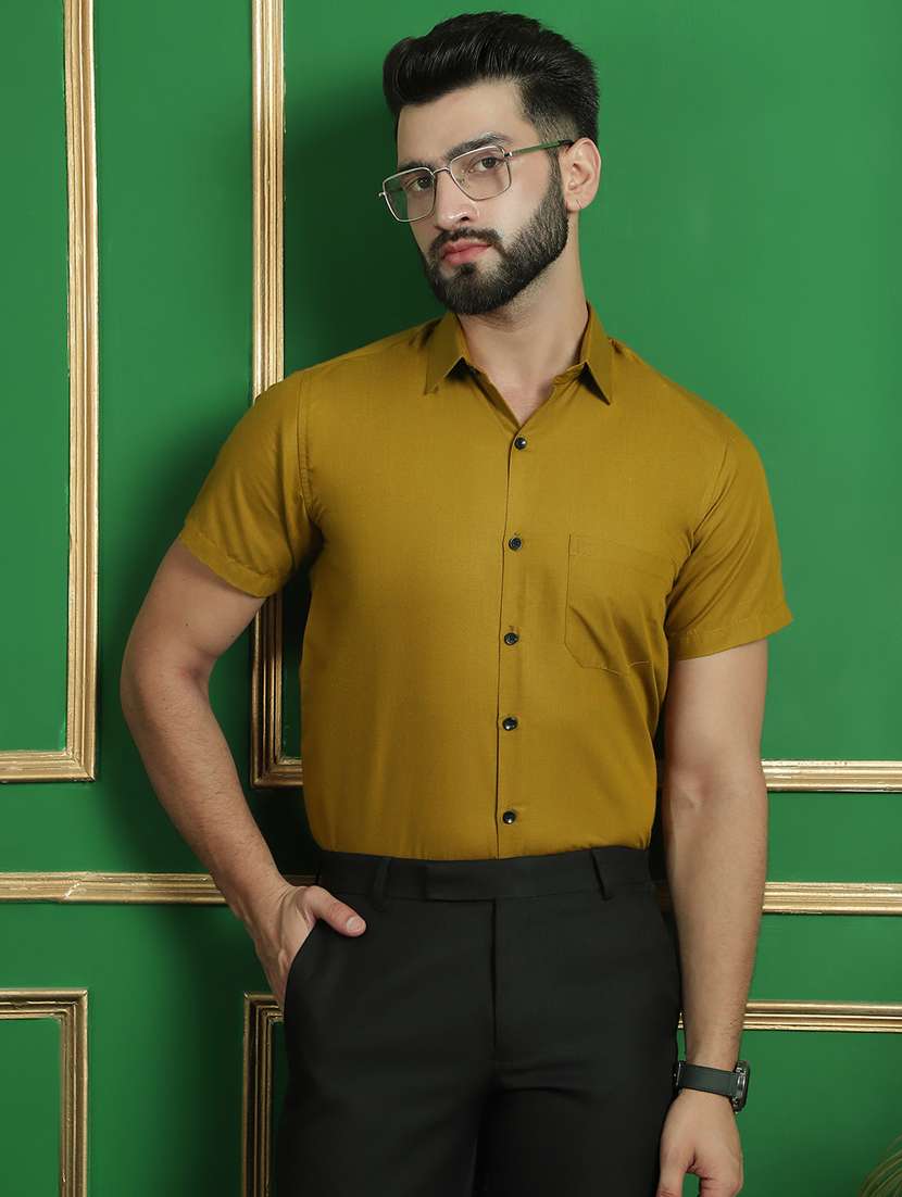 men short sleeves formal shirts