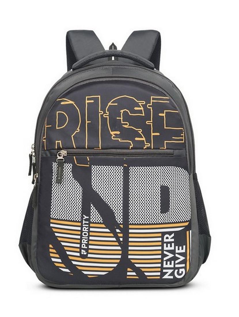 men printed backpack with adjustable strap - 21353565 - Zoom Image - 0