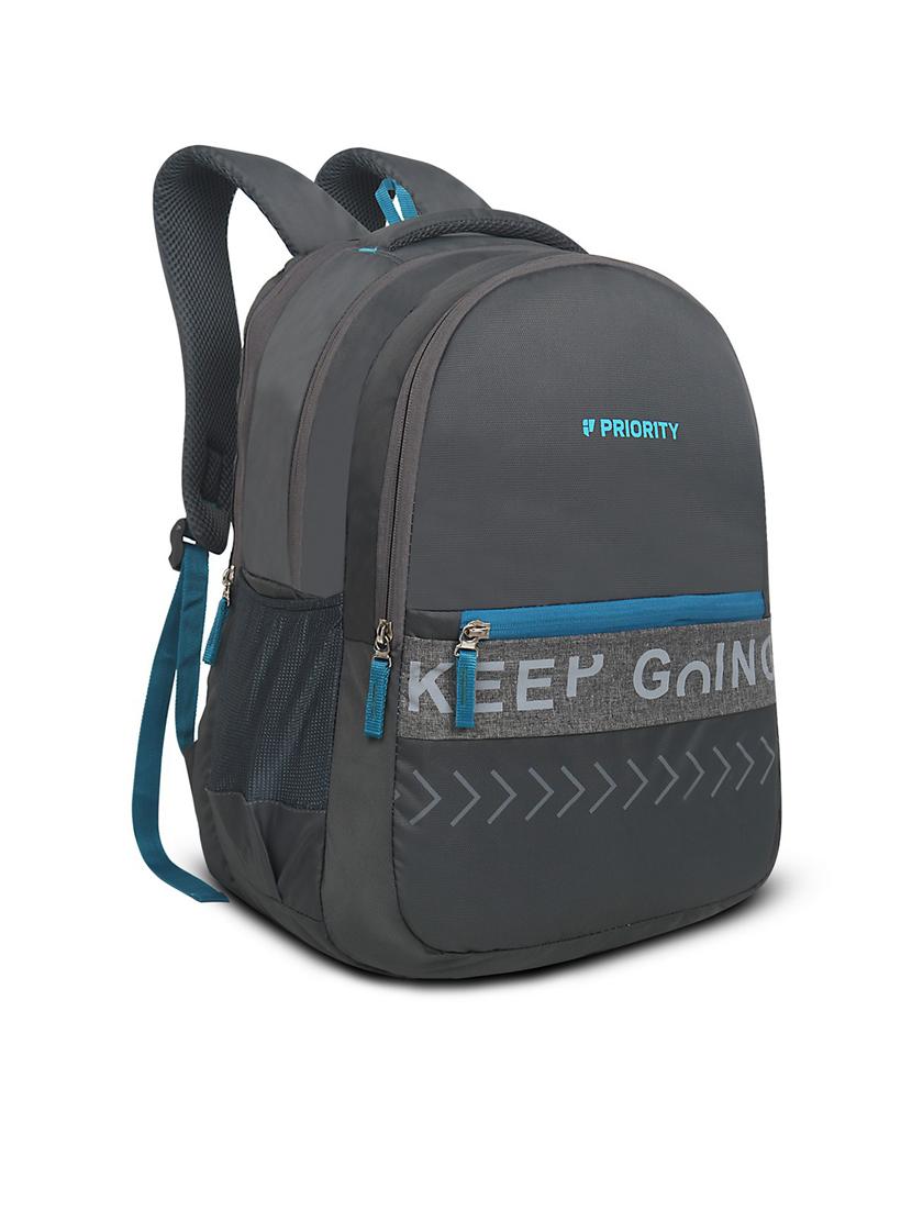 dark grey printed backpack - 21353577 - Standard Image - 3