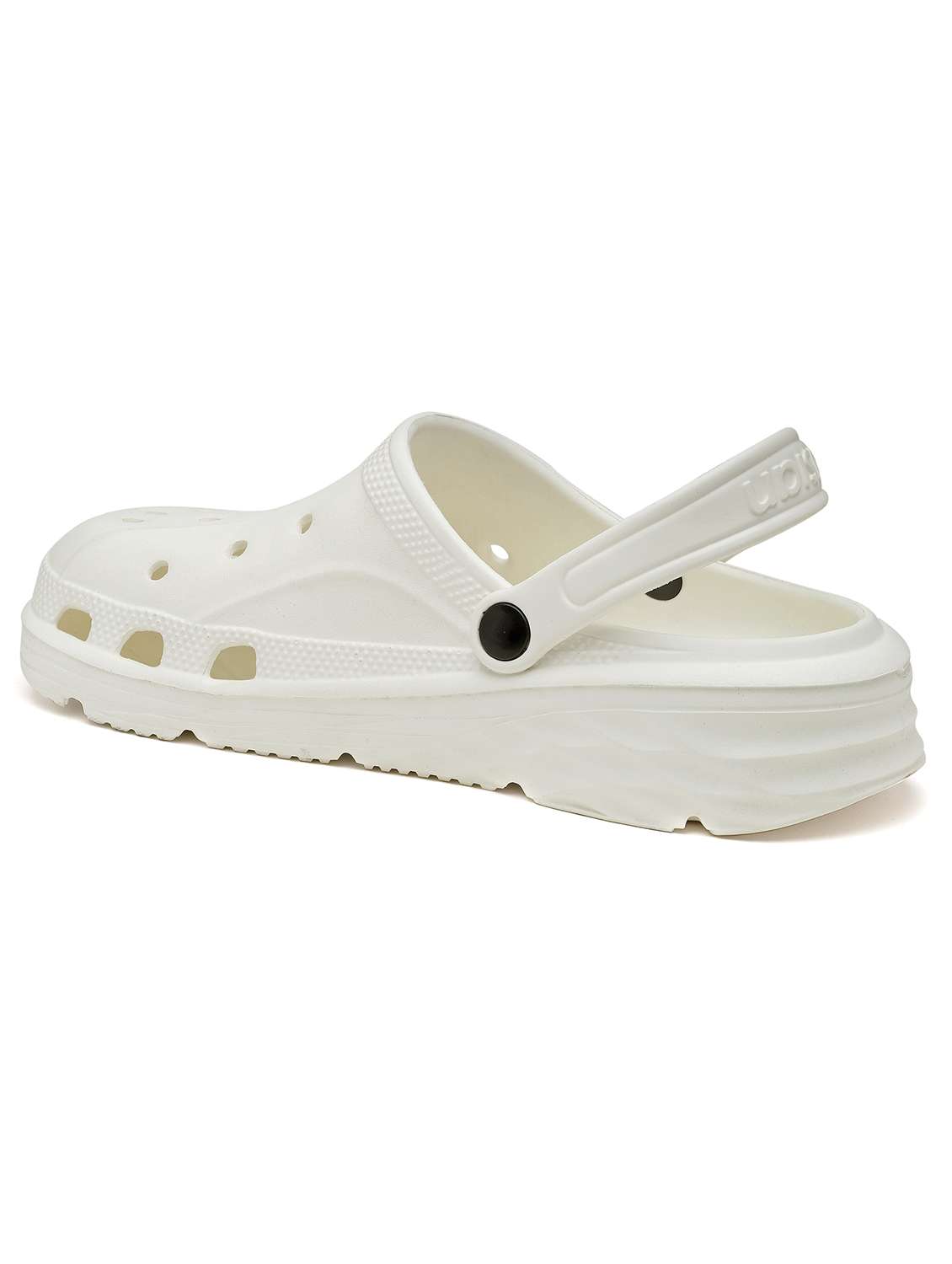 white solid crocs clogs - 21353748 -  Standard Image - 3