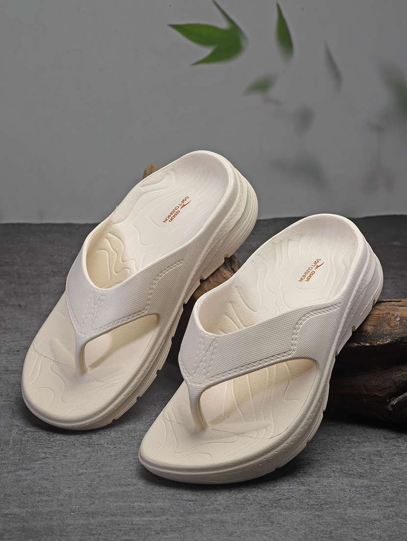 off white pvc flip flops - 21353758 - Zoom Image - 0