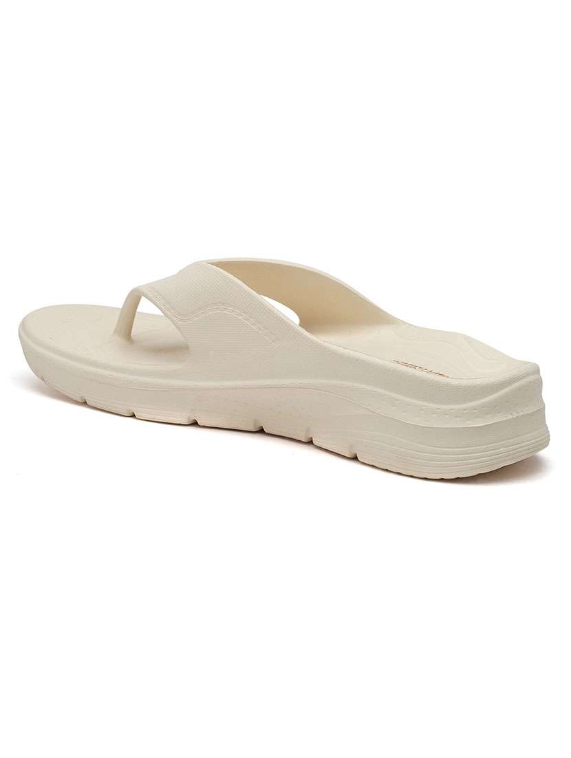 off white pvc flip flops - 21353758 - Standard Image - 3