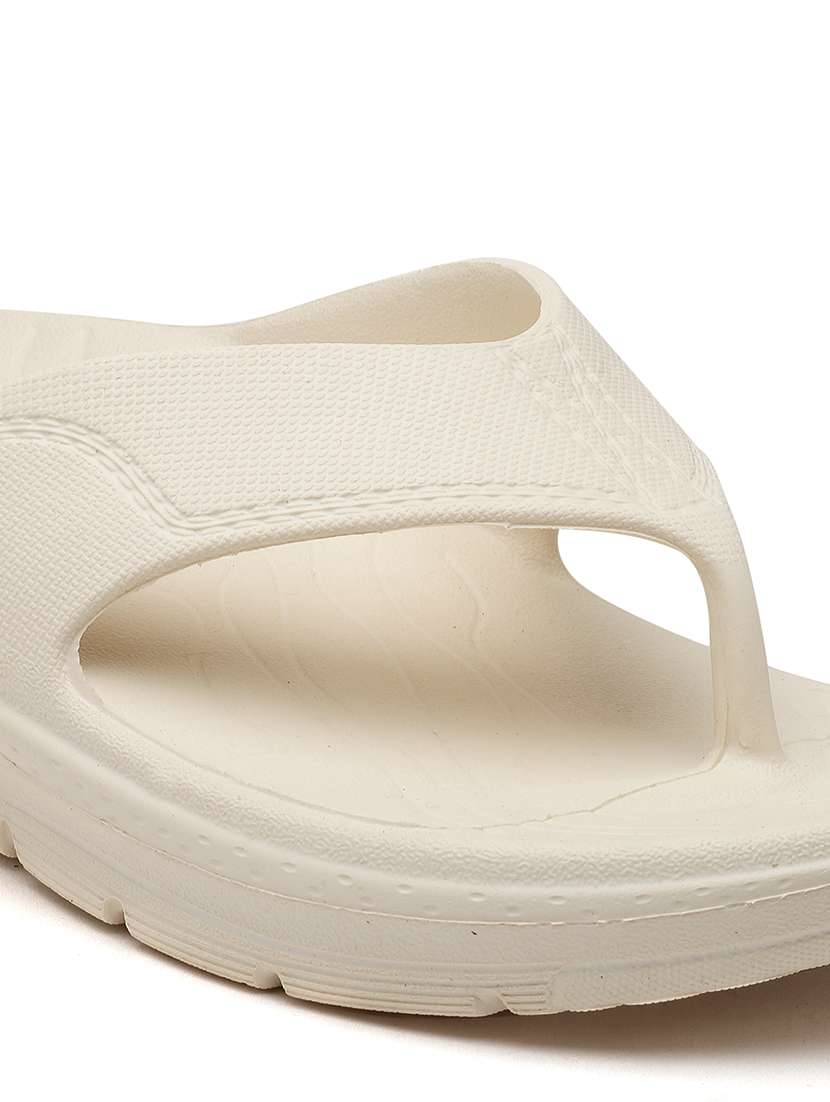 off white pvc flip flops - 21353758 - Standard Image - 5