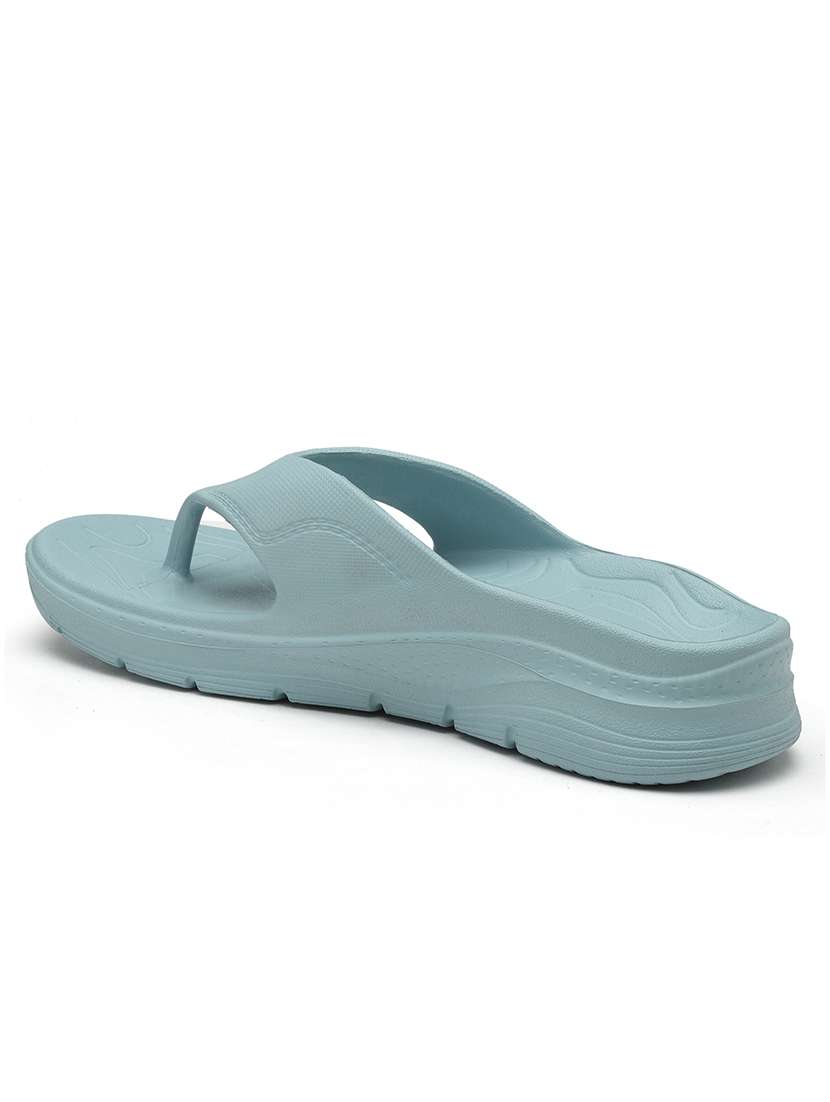 light blue slip on flip flop - 21353759 - Standard Image - 3