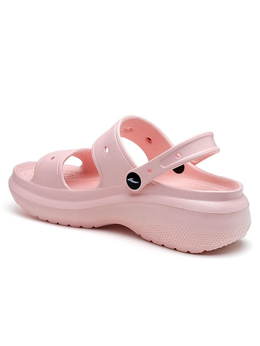pink pvc back strap sandals - 21353760 - Standard Image - 3