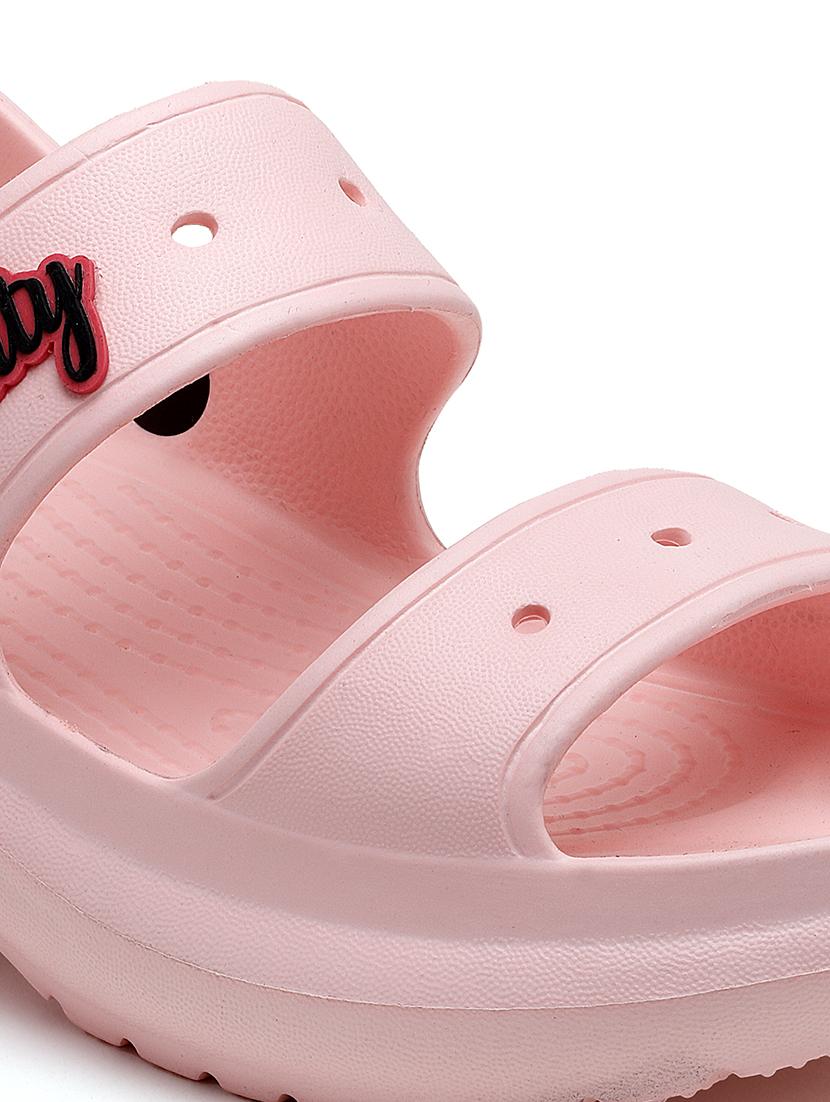 pink pvc back strap sandals - 21353760 - Standard Image - 5