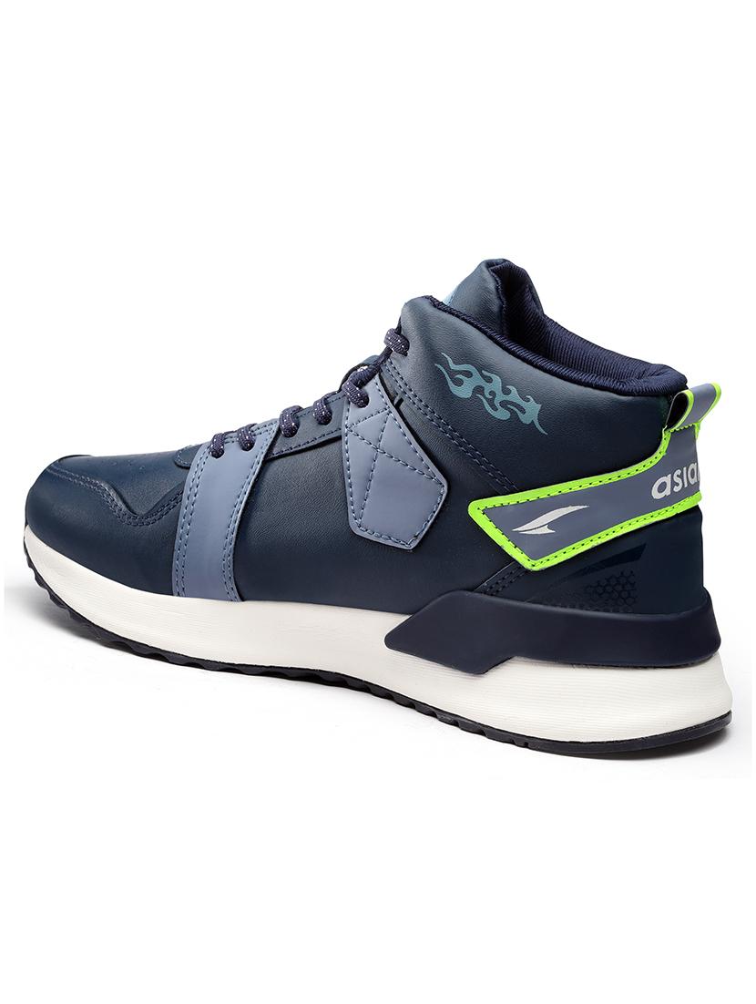 men blue lace up sneaker - 21353775 - Standard Image - 3