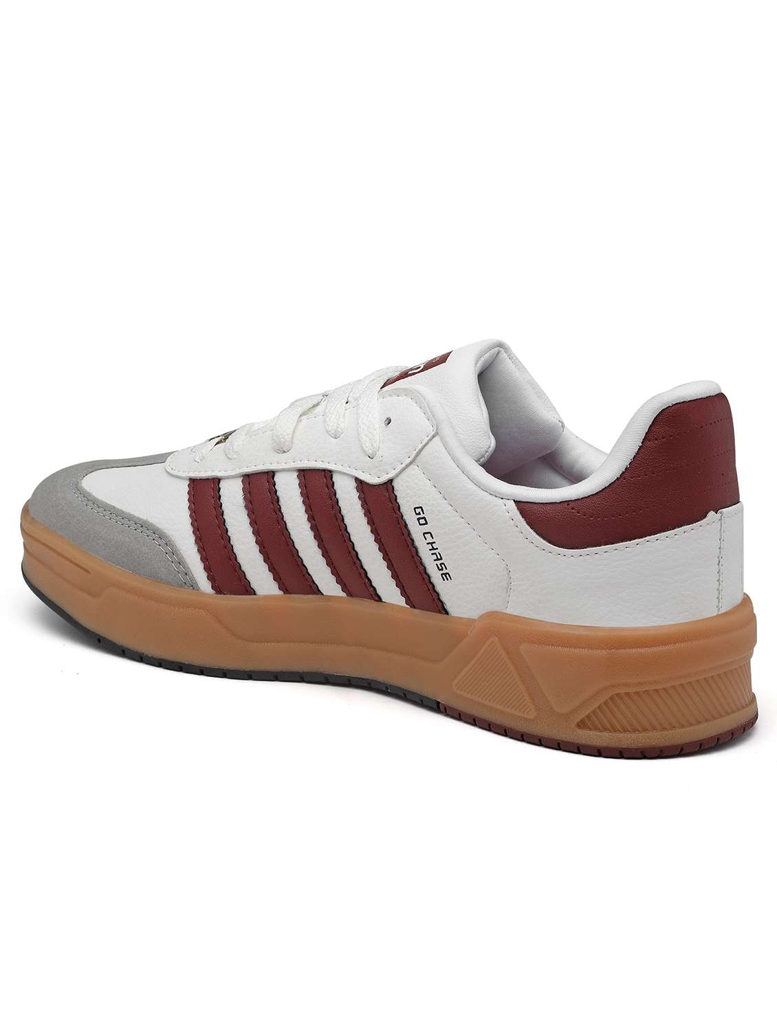 men white lace up sneakers - 21353779 - Standard Image - 3