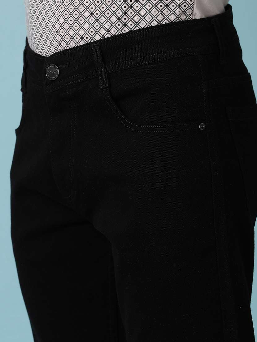 men mid rise plain slim fit jean - 21353938 - Standard Image - 5