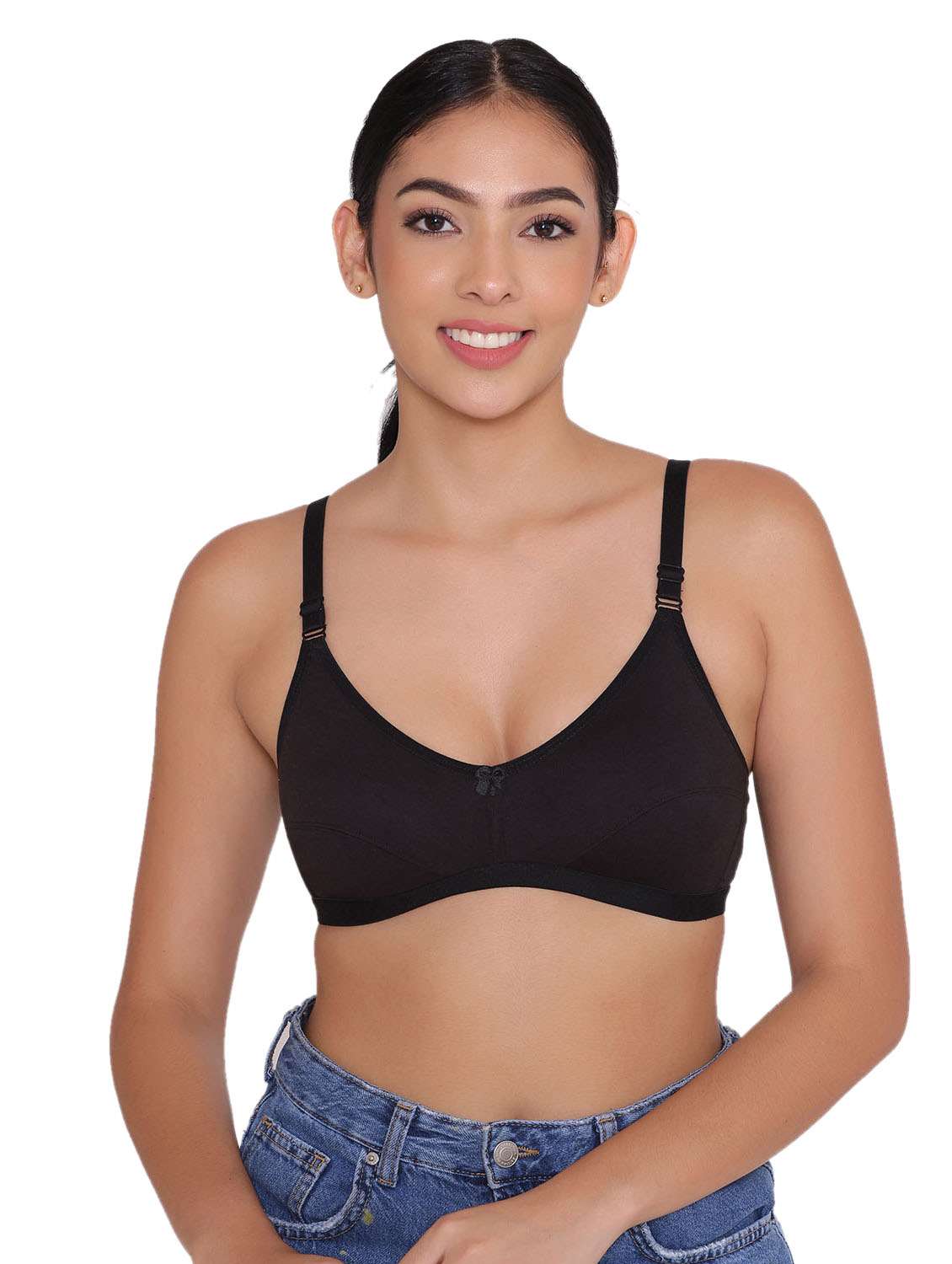 women solid bra combo - 21354066 -  Standard Image - 3