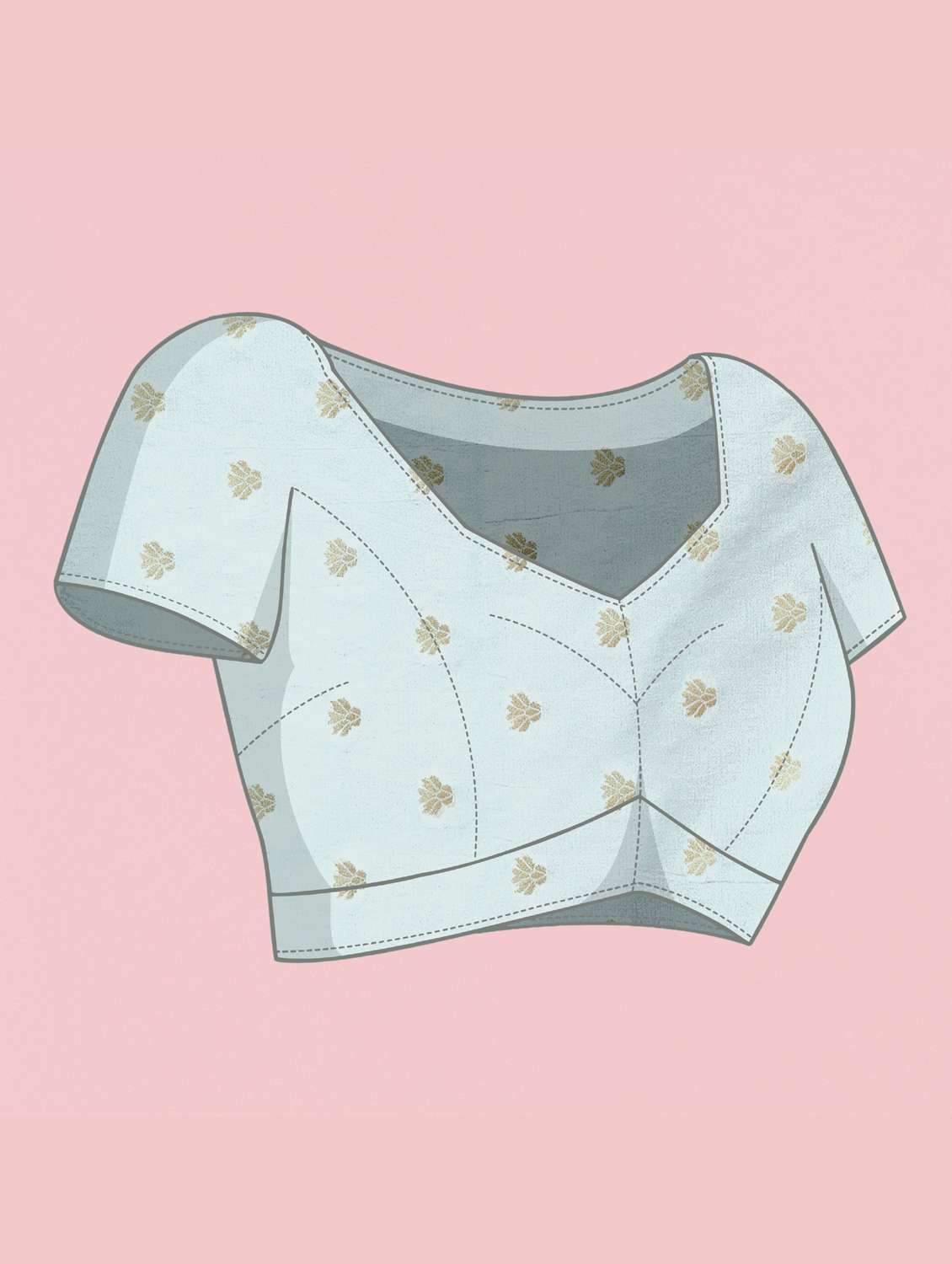 women self design banarasi saree with blouse - 21354166 -  Standard Image - 3