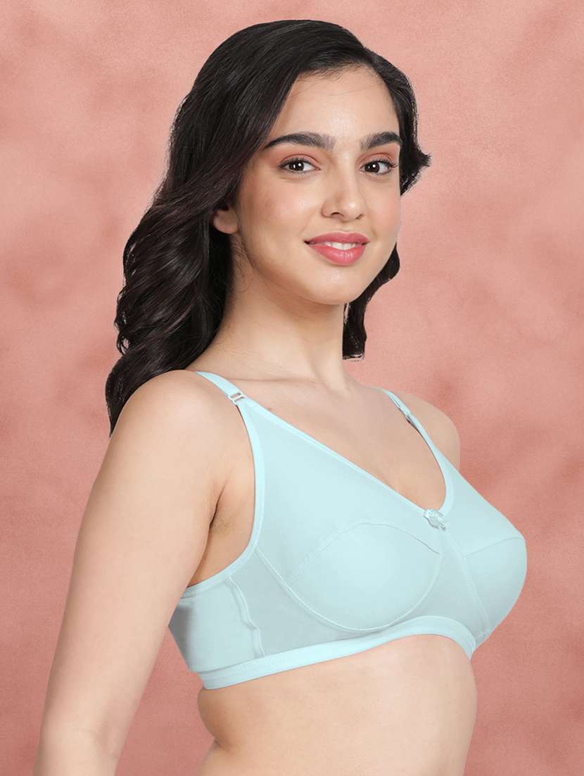 women pack of 2 solid regular bra - 21354478 -  Standard Image - 3