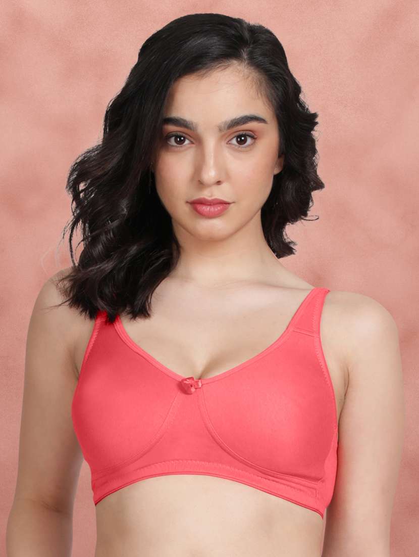 orange poly spandex regular bra - 21354483 - Zoom Image - 0