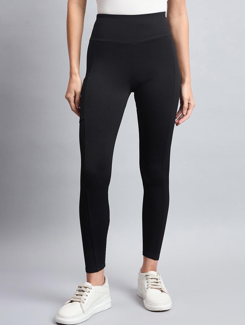 women solid mid rise legging - 21354622 - Zoom Image - 0