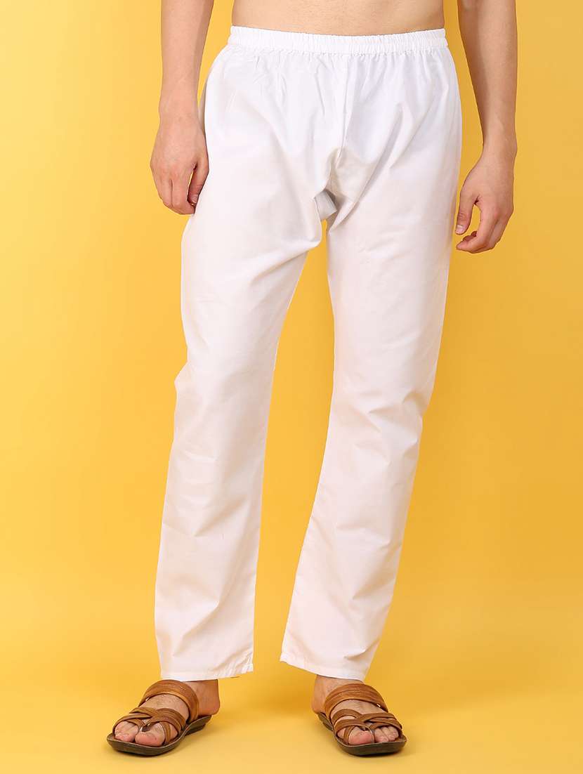 men mid rise solid pyjama