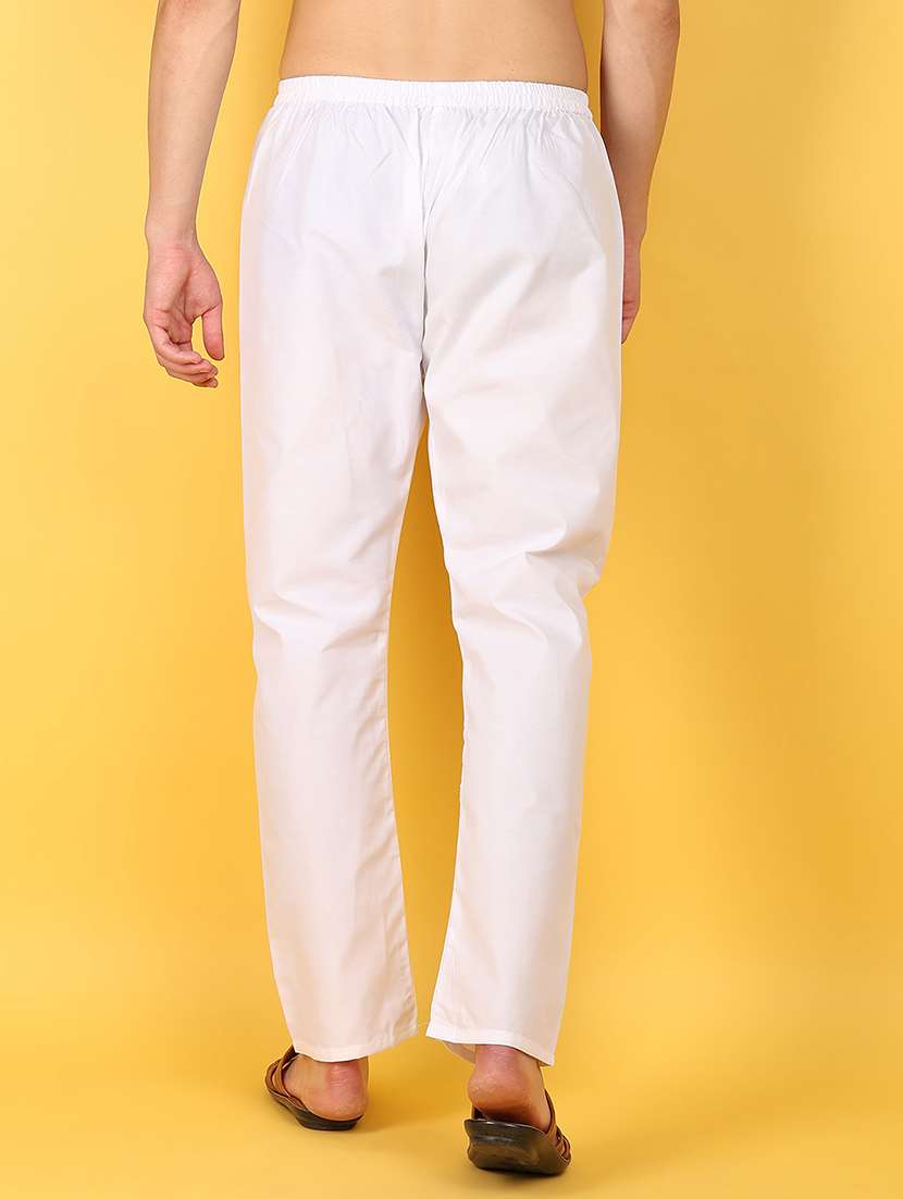 men mid rise solid pyjama - 21354782 -  Standard Image - 3