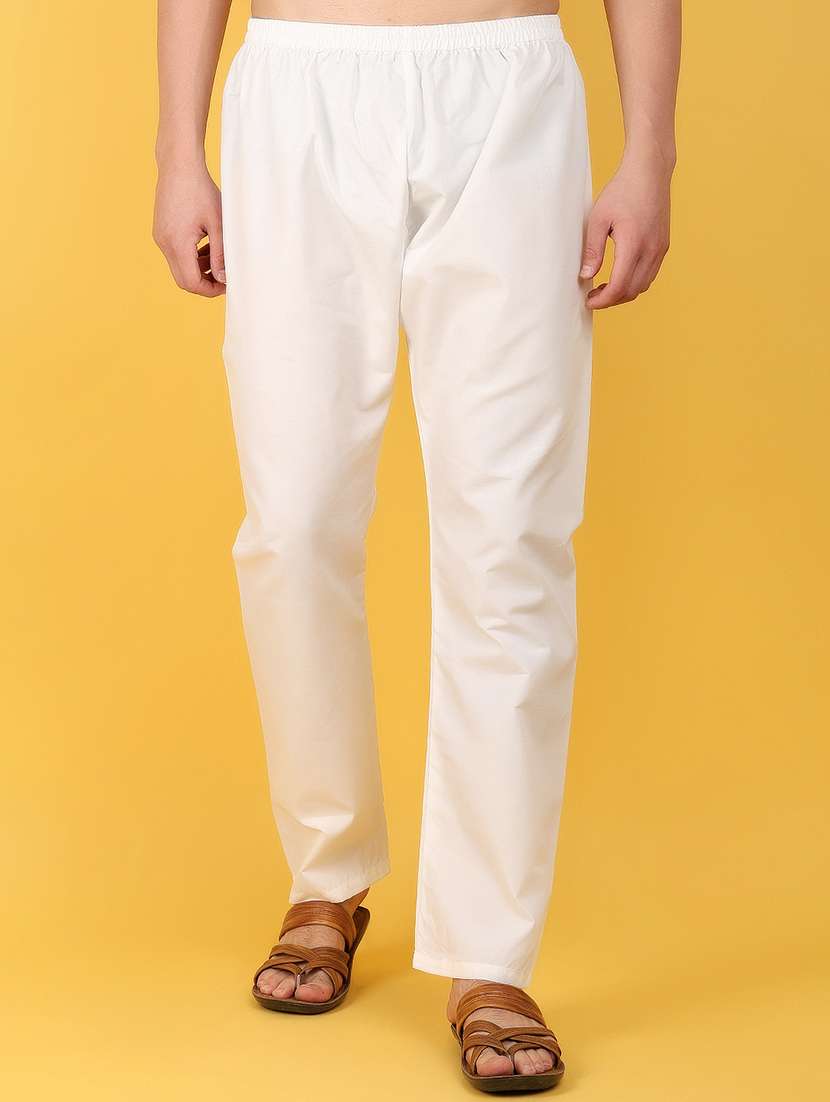 men mid rise solid pyjama