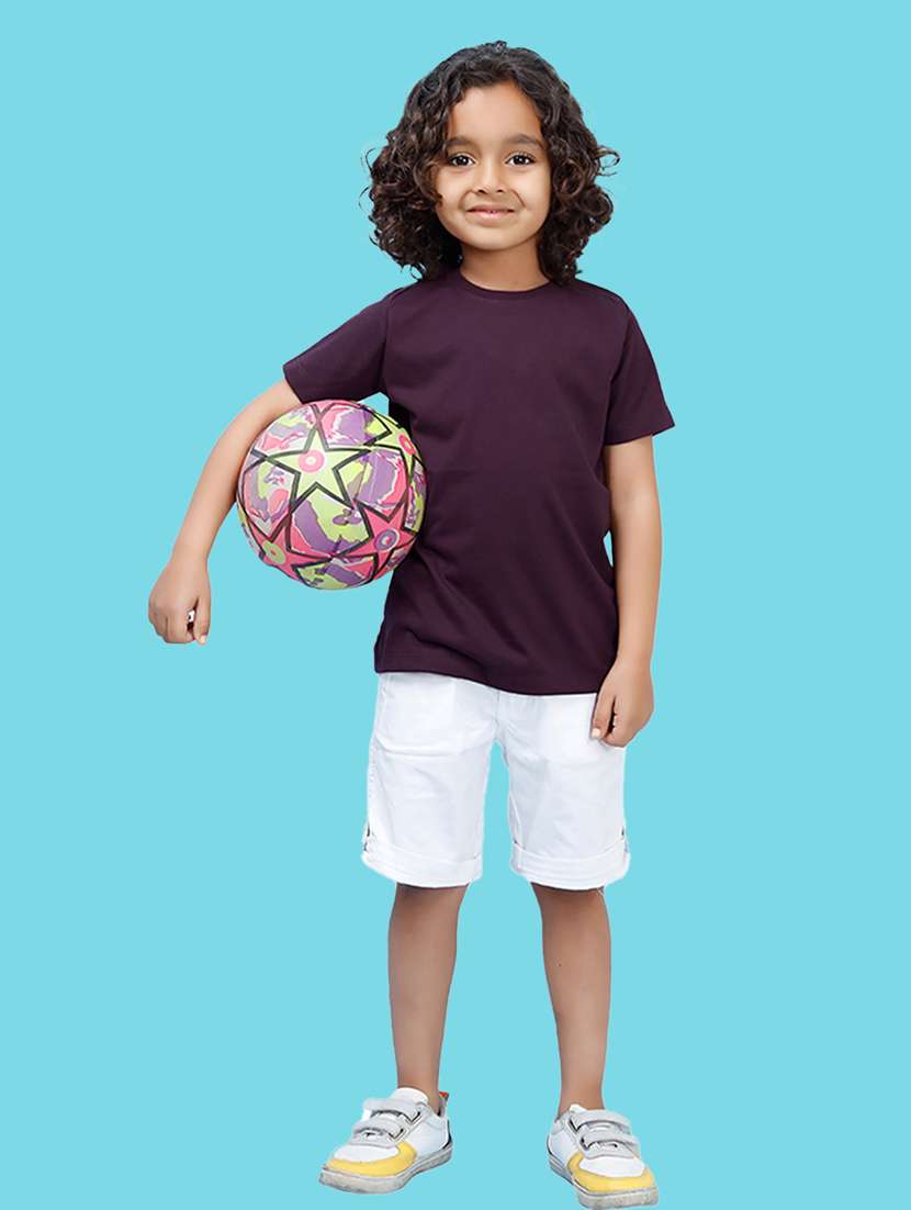 boys pack of 2 solid t-shirts - 21354939 - Standard Image - 3