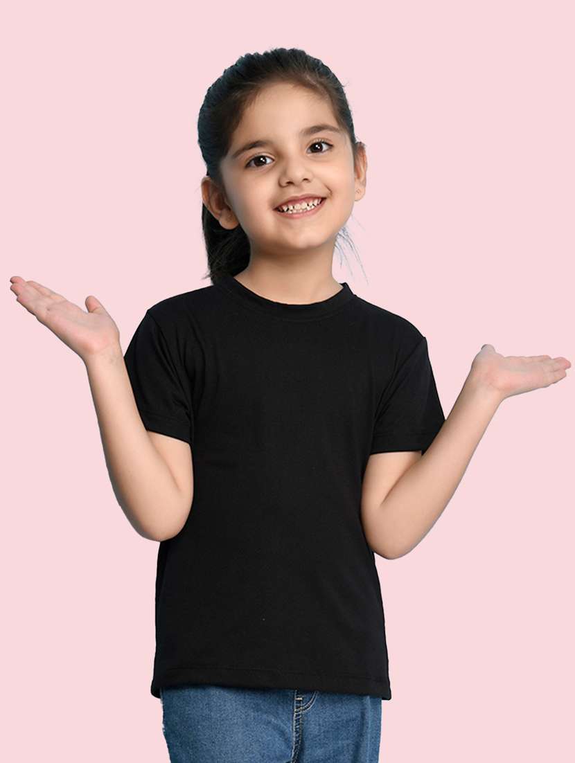 girl solid multi colored tee combo - 21355066 - Standard Image - 5