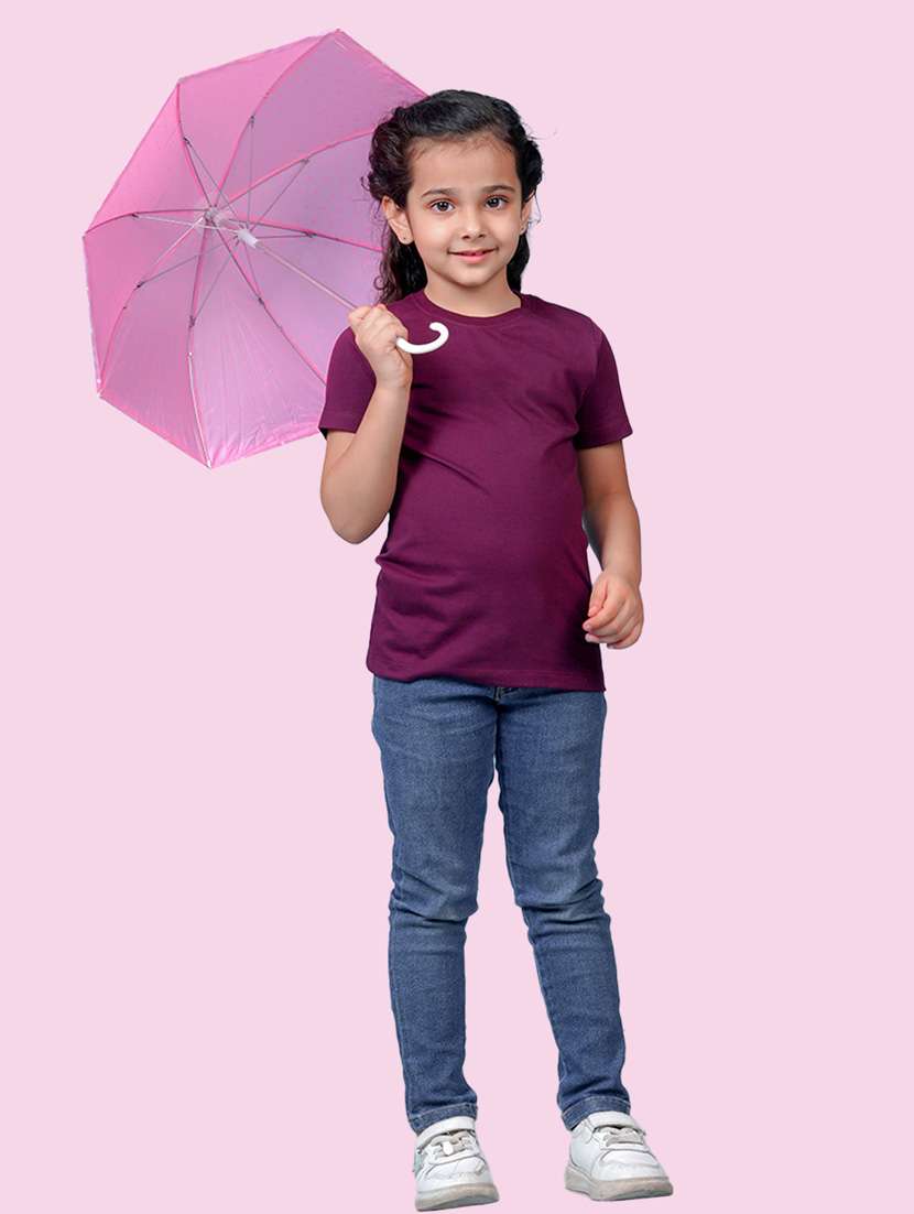 girl solid multi colored tee combo - 21355073 - Standard Image - 3
