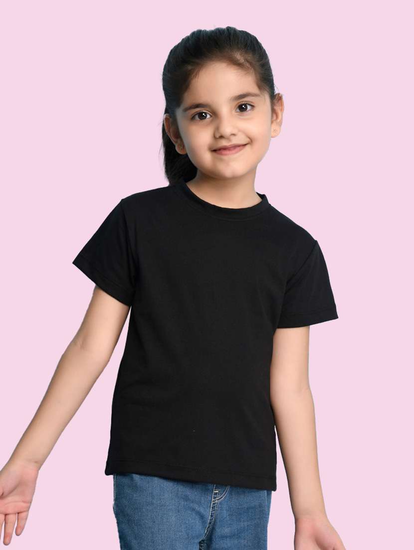 girl solid multi colored tee combo - 21355073 - Standard Image - 5
