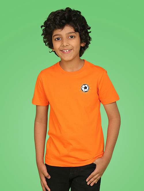 boys back print cotton t-shirt - 21355292 -  Standard Image - 0