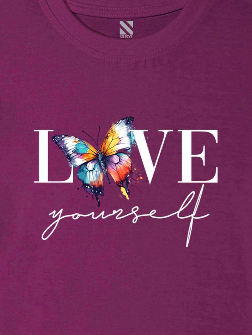 girls round neck graphic printed tees - 21355425 - Standard Image - 3