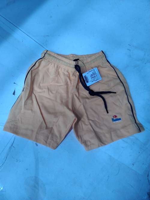yellow cotton single jersey shorts & three fourth - 21355558 -  Standard Image - 0