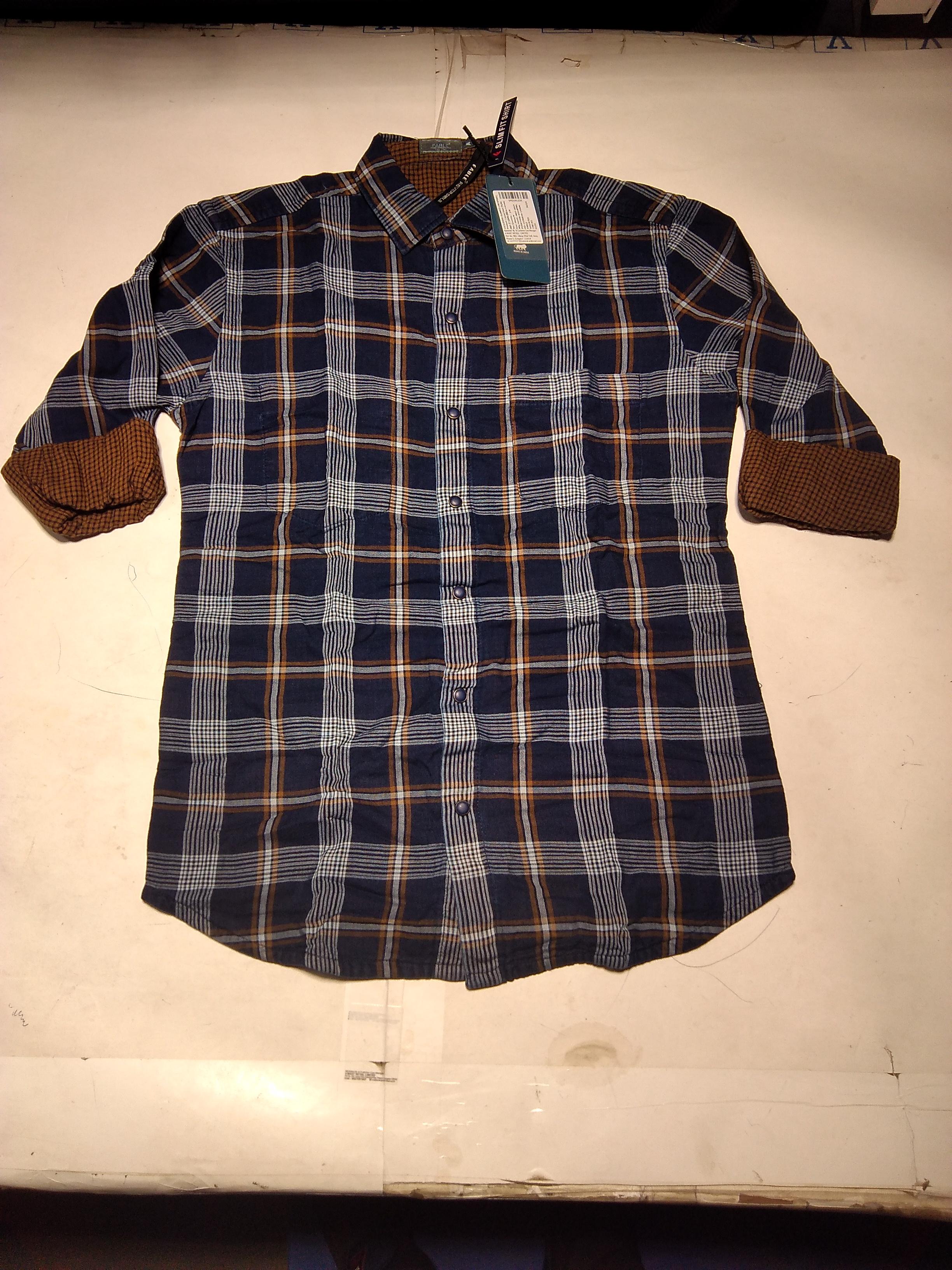 assorted indigo casual shirt - 21355561 -  Zoom Image - 0