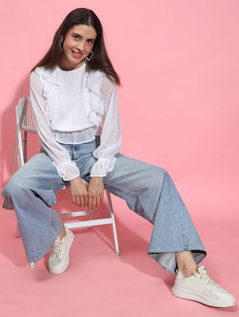 women white self-designed regular top - 21356436 - Standard Image - 3