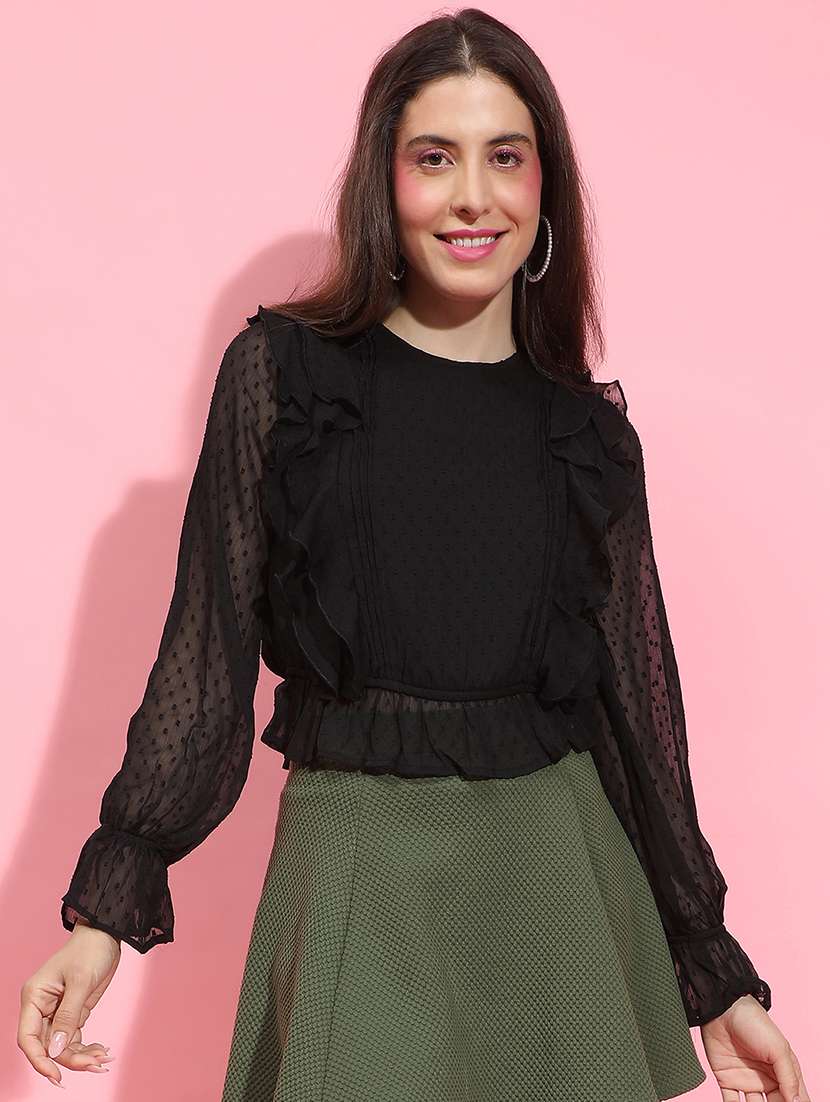 women black self-designed regular top