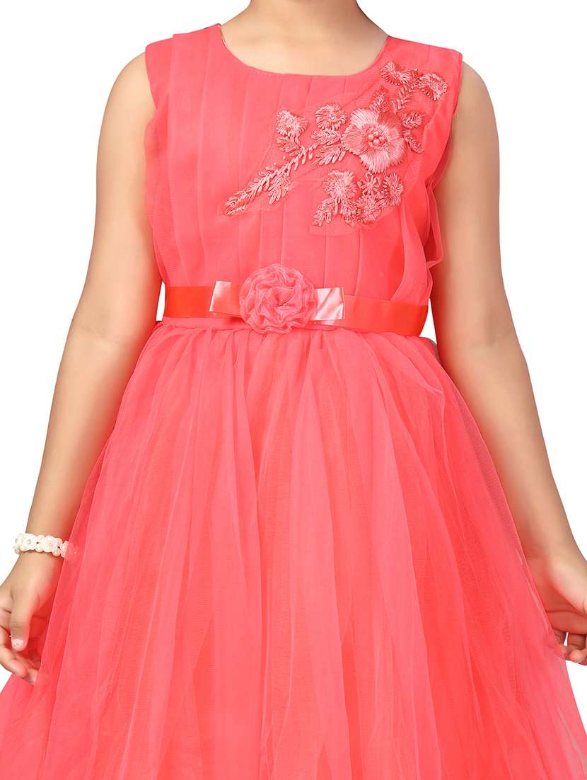 girls round neck party gown - 21356470 -  Standard Image - 3